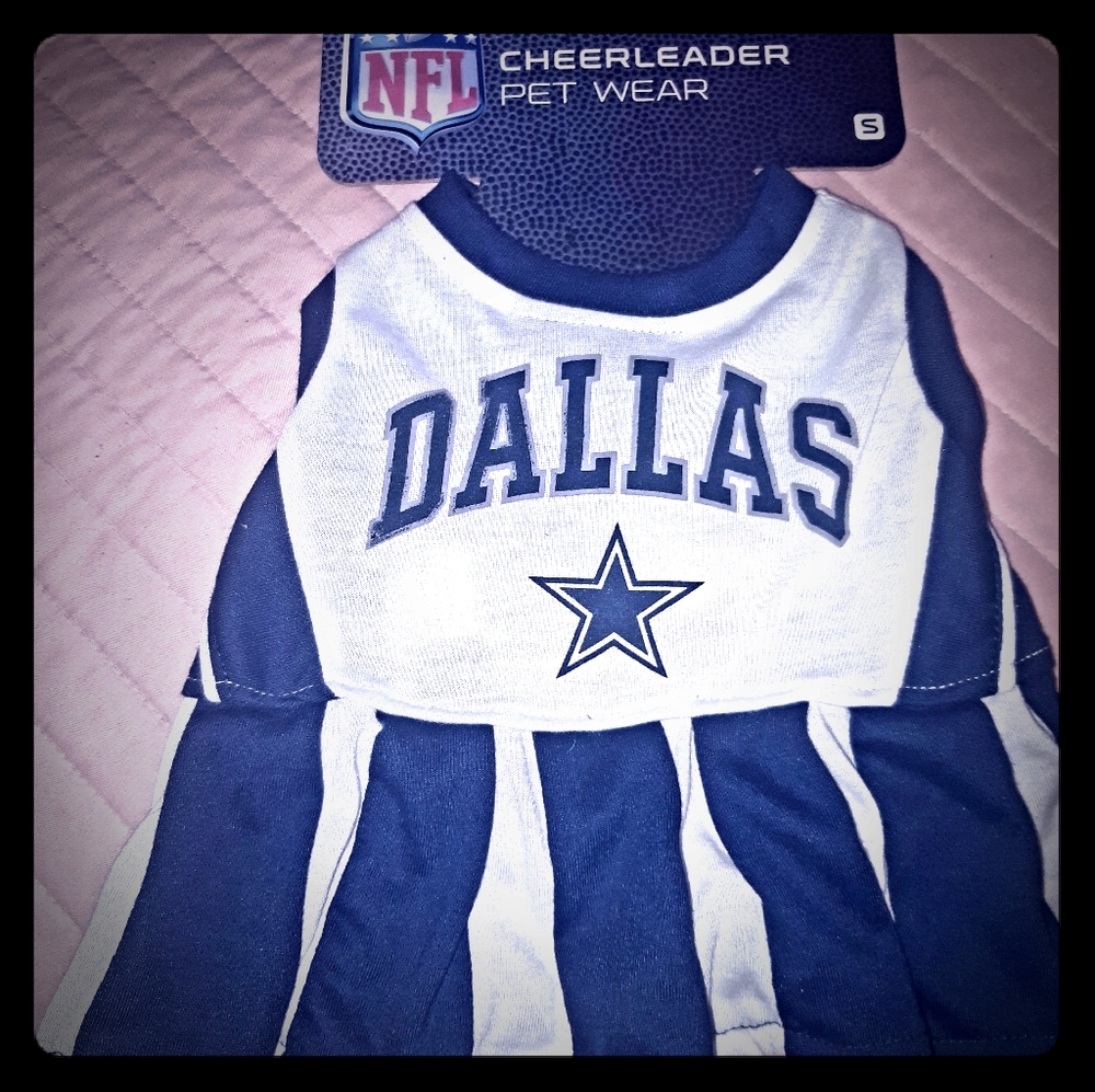 NFL puppy  cheerleader outfit